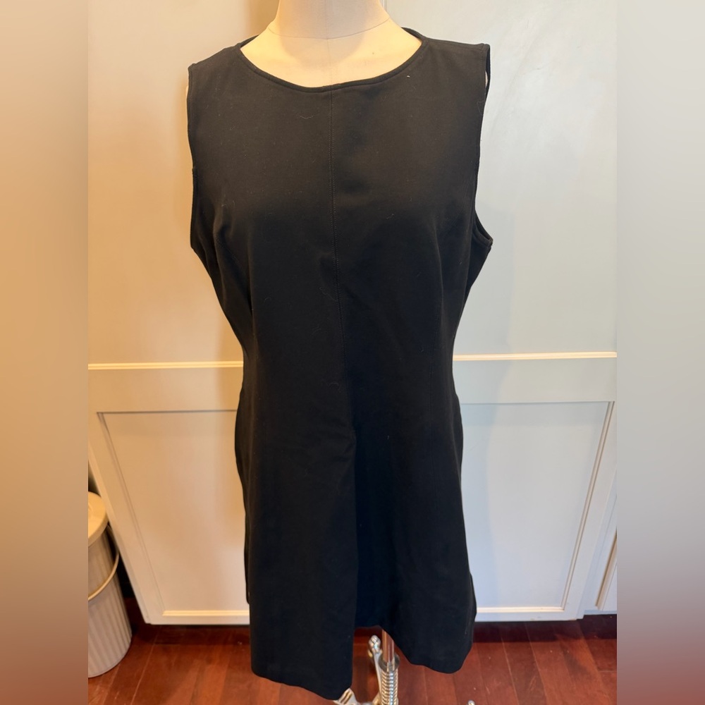 SPANX Black fit and flare dress